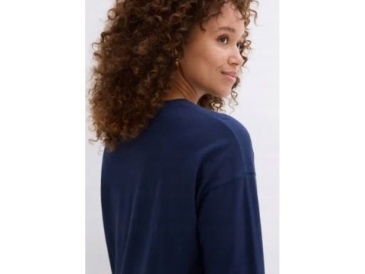 B.P.C bluza granatowa z jasną koszulą 2w1 44/46.