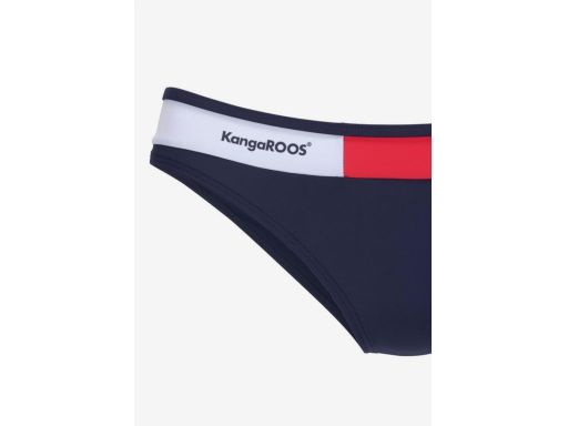 KangaROOS bikini na fiszbinach granatowo- czerwone 38 E