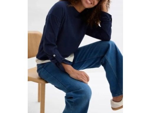 B.P.C bluza granatowa z jasną koszulą 2w1 40/42.