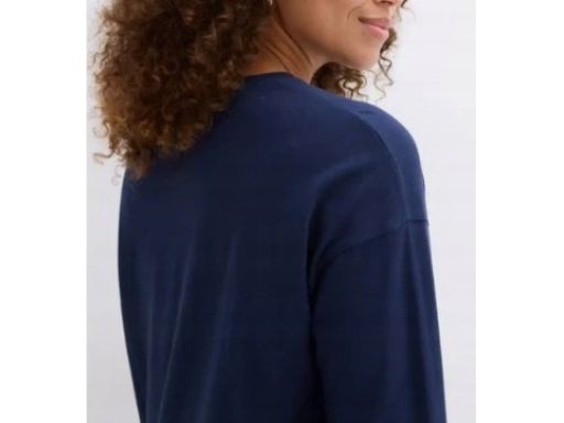 B.P.C bluza granatowa z jasną koszulą 2w1 40/42.