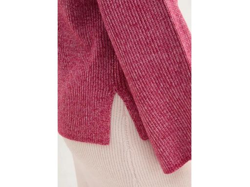 B.P.C sweter malinowy melanż 48/50.