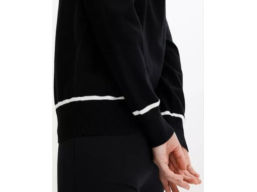 B.P.C sweter rozpinany dzianinowy w paski 44/46.