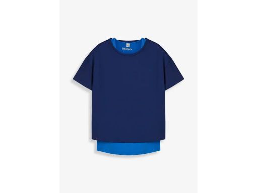 B.P.C t-shirt 2w1 niebiesko-granatowy 44/46.