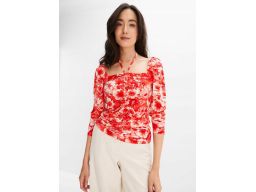 B.P.C bluzka z marszczeniem w kwiaty r.48/50