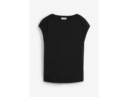 B.P.C t-shirt damski prążkowany czarny r.44/46