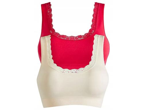 B.P.C 2-pak miękkich biustonoszy Feel Comfort ^M