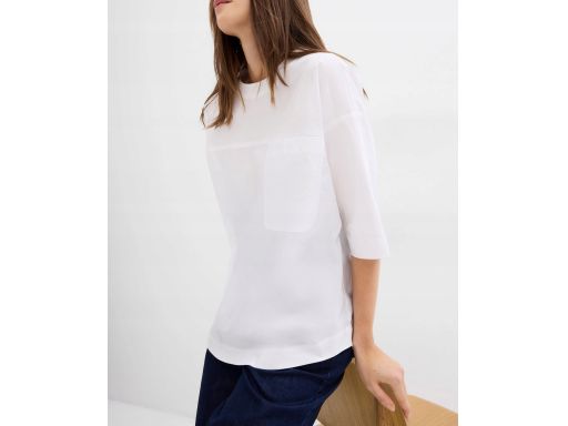 B.P.C bluzka oversize shirtowa biała 36.