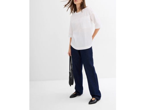 B.P.C bluzka oversize shirtowa biała 36.