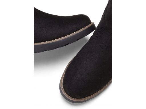 B.P.C botki damskie czarne eko zamsz 36.