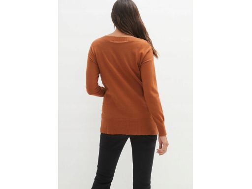 B.P.C sweter ciążowy i do karmienia brązowy ^36/38