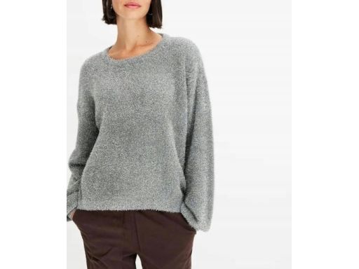 B.P.C sweter ze srebrną nitką szary r.48/50