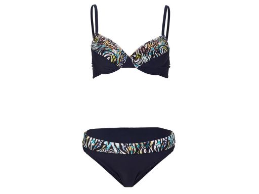 B.P.C bikini granatowe we wzory z figami r.40(80E)