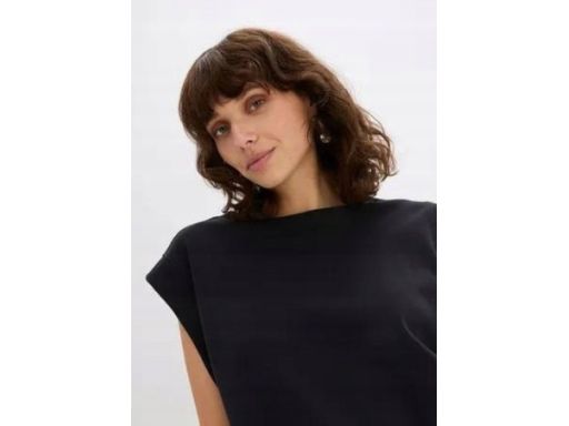 B.p.c Top Czarny Luźny 40/42.