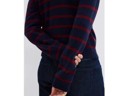 B.P.C sweter rozpinany dzianinowy w paski 52/54.