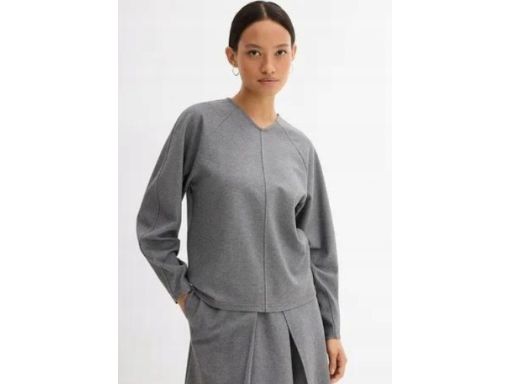 B.P.C bluzka szara w serek 48/50.