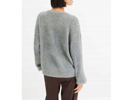 B.P.C sweter ze srebrną nitką szary r.40/42