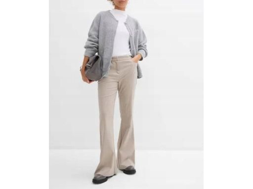B.P.C sweter w stylu bejsbolówki szary z napisami 44/46.