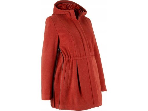 B.P.C płaszcz ciążowy z kapturem flauszowy przejściowy 38