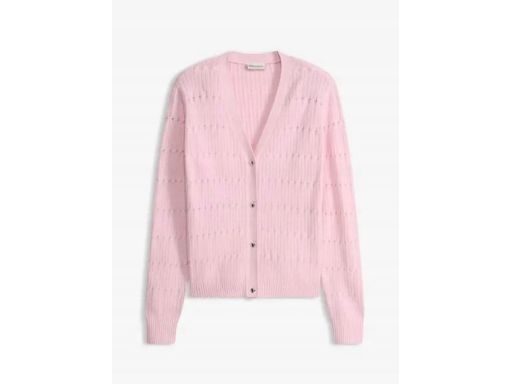 B.P.C sweter różowy z guziczkami seruszkami 48/50.