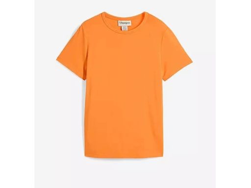 B.P.C t-shirt pomarańczowy z wiskozy 44/46.