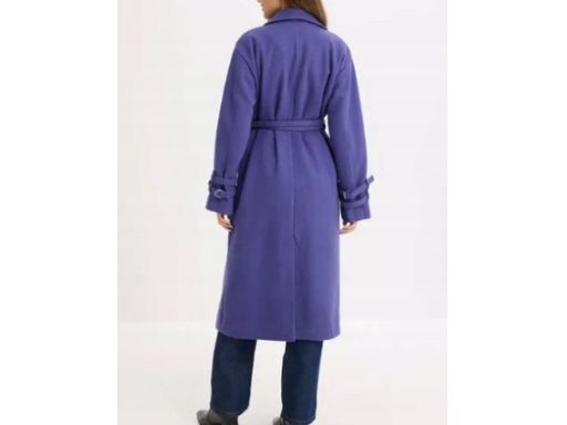 B.P.C płaszcz długi fioletowy damski 50.