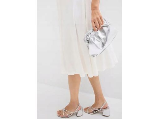 B.P.C biała sukienka ciążowa elegancka z koronką r.40/42