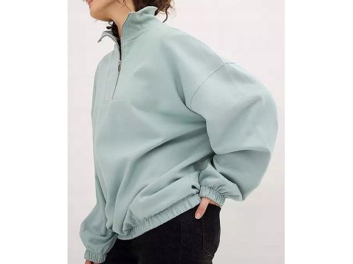 B.P.C bluza szałwiowa z zamkiem r.44/46