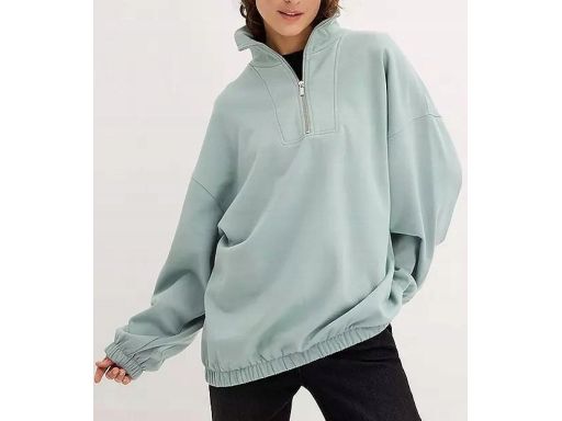 B.P.C bluza szałwiowa z zamkiem r.44/46