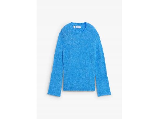 B,P.C sweter boucle niebieski mięciutki r.44/46