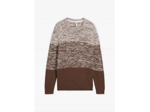 B.P.C sweter męski brązowy melanż r.3XL