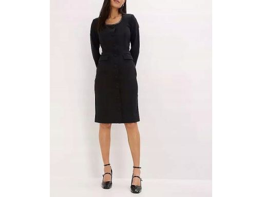 B.P.C sukienka żakietowa czarna elegancka r.40