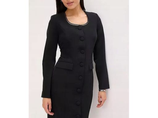 B.P.C sukienka żakietowa czarna elegancka r.40