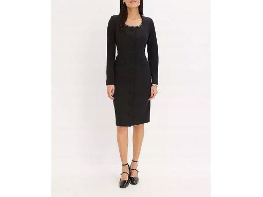 B.P.C sukienka żakietowa czarna elegancka r.40
