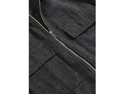 B.P.C kurtka flauszowa w jodełkę o krótkim kroju r.40