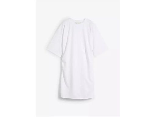 B.P.C sukienka shirtowa biała z marszczeniami r.44/46