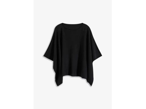 B.P.C poncho dzianinowe z wełny merino r.uniwersalny