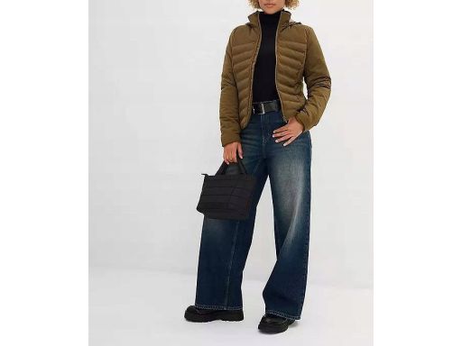 B.P.C kurtka damska pikowana khaki chowany kaptur r.54