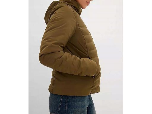 B.P.C kurtka damska pikowana khaki chowany kaptur r.54