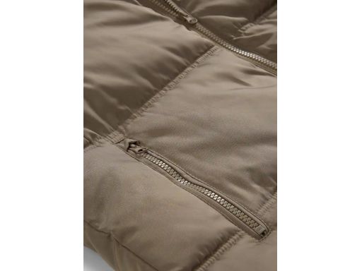 B.P.C kurtka damska pikowana khaki z kapturem r.42