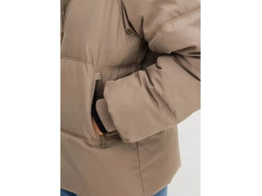 B.P.C kurtka damska pikowana khaki z kapturem r.42