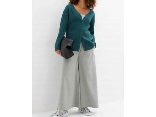 B.P.C sweter rozpinany morski zielony 48/50.