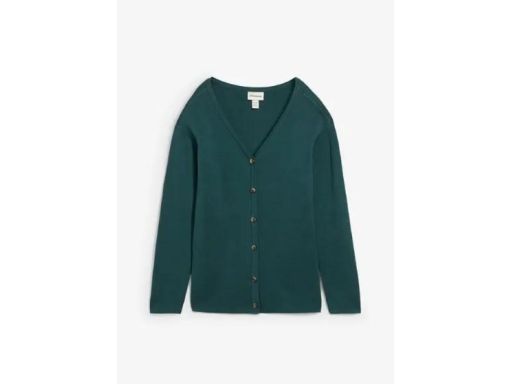 B.P.C sweter rozpinany morski zielony 48/50.
