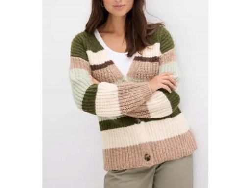 B.P.C sweter rozpinany w paski 36/38.