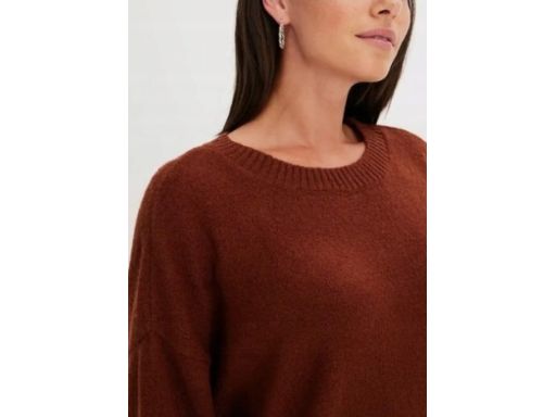 B.P.C sukienka dzianinowa brązowa 48/50.