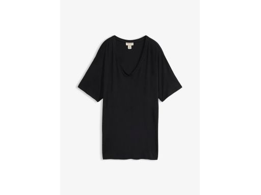 B.P.C t-shirt czarny damski długi r.40/42