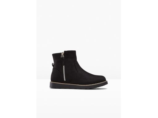 B.P.C botki damskie czarne eko zamsz 36.