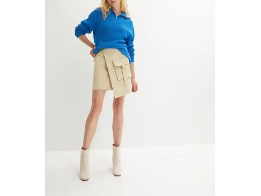 B.P.C sweter niebieski ze stójką ^36/38