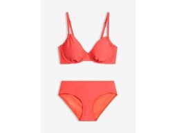 B.P.C bikini koralowe z marszczeniem r.40(80C)