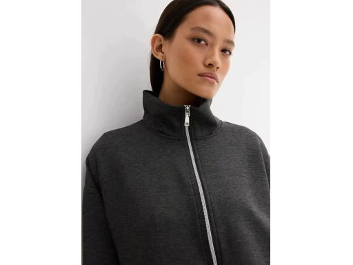 B.P.C szara bluza na zamek scuba r.48/50