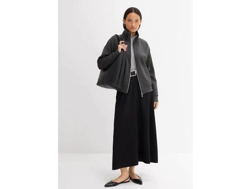B.P.C szara bluza na zamek scuba r.48/50